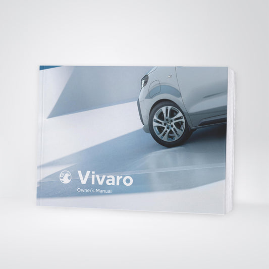 2025-2026 Vauxhall Vivaro Owner's Manual | English
