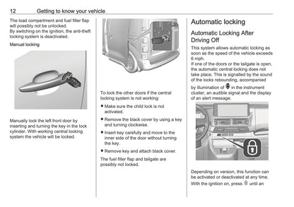 2025-2026 Vauxhall Vivaro Owner's Manual | English