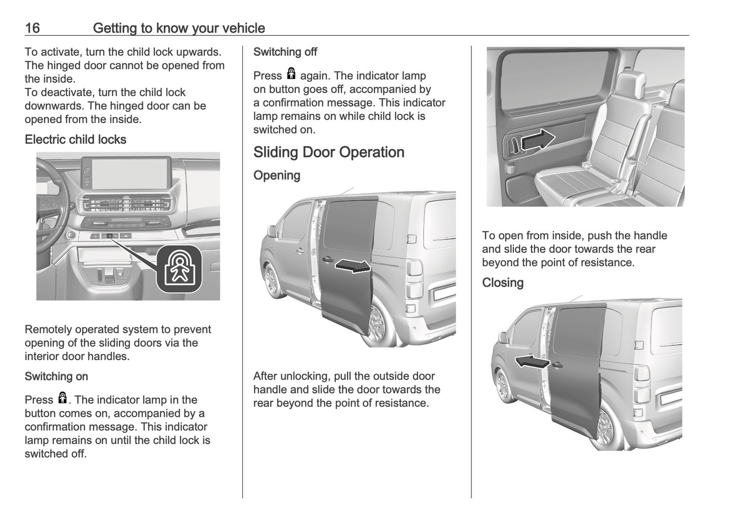 2025-2026 Vauxhall Vivaro Owner's Manual | English