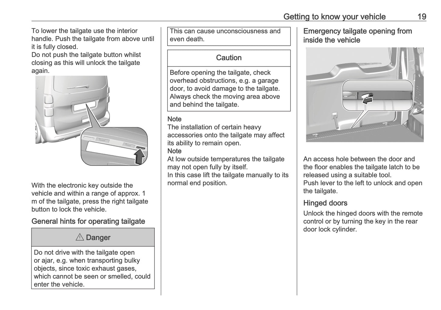 2025-2026 Vauxhall Vivaro Owner's Manual | English