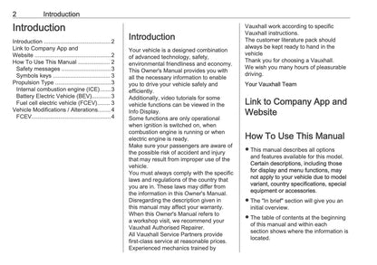 2025-2026 Vauxhall Vivaro Owner's Manual | English