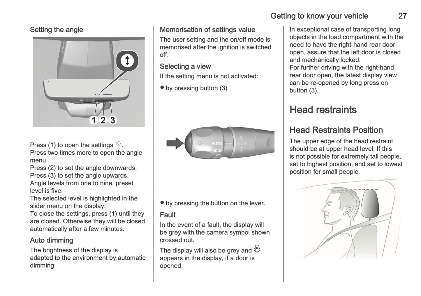 2025-2026 Vauxhall Vivaro Owner's Manual | English