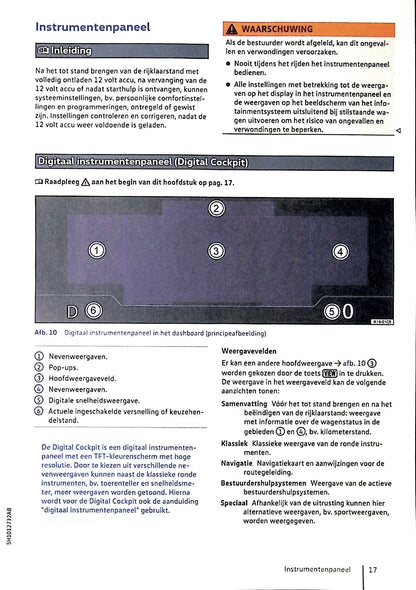 2020 Volkswagen Golf eHybrid/Golf GTE Owner's Manual | Dutch