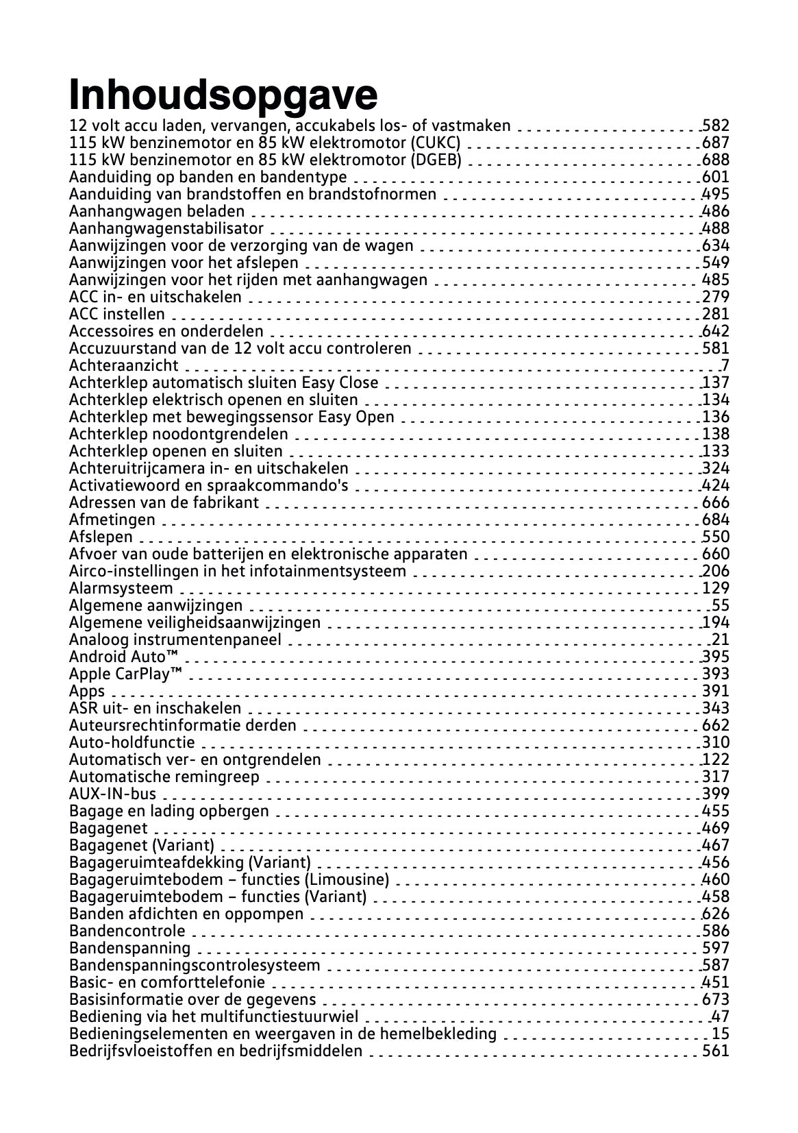 2020 Volkswagen Passat GTE/Passat Variant GTE Gebruikershandleiding | Nederlands