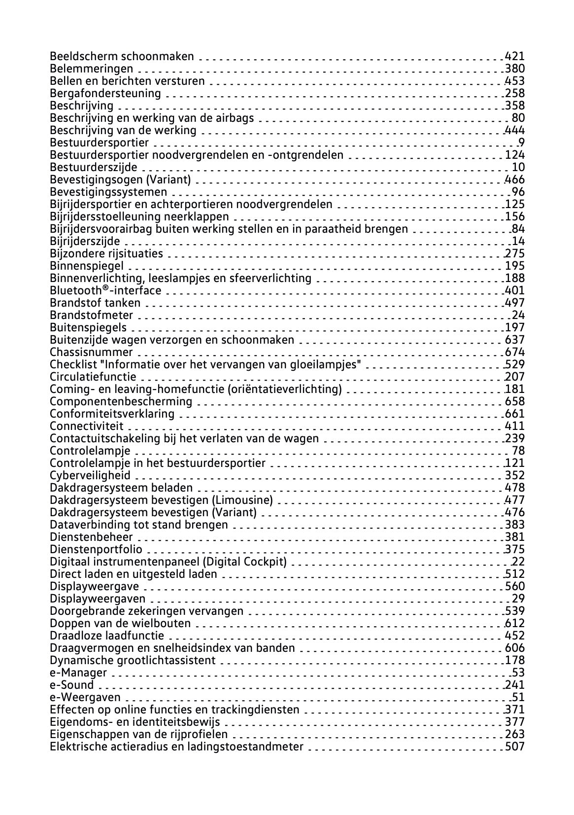 2020 Volkswagen Passat GTE/Passat Variant GTE Gebruikershandleiding | Nederlands