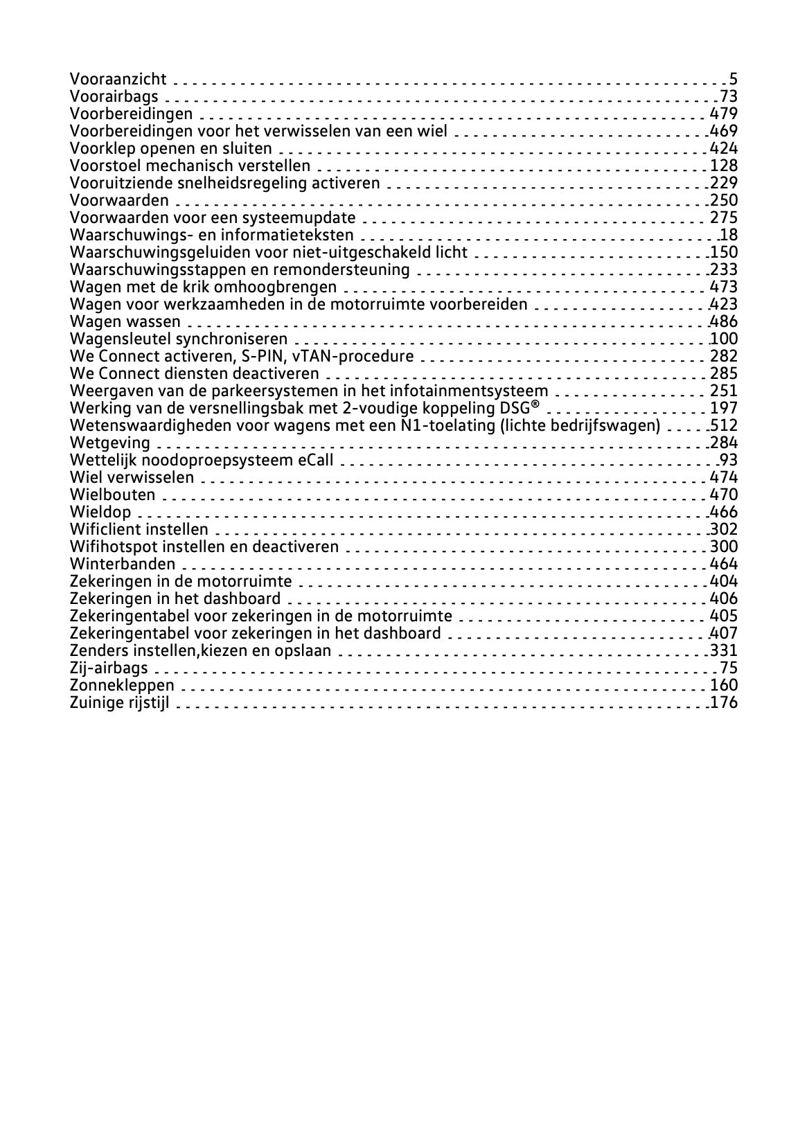2021-2022 Volkswagen Polo Gebruikershandleiding | Nederlands