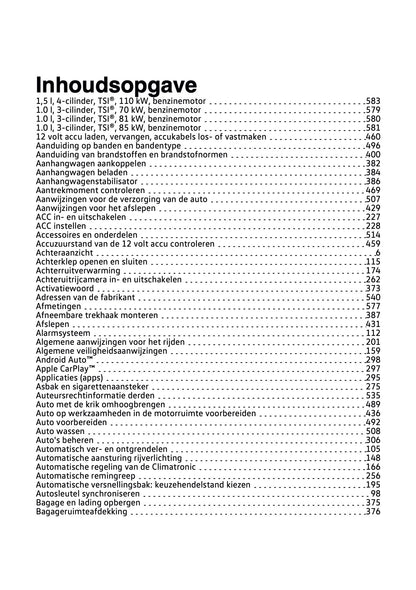 2022-2023 Volkswagen Taigo Gebruikershandleiding | Nederlands