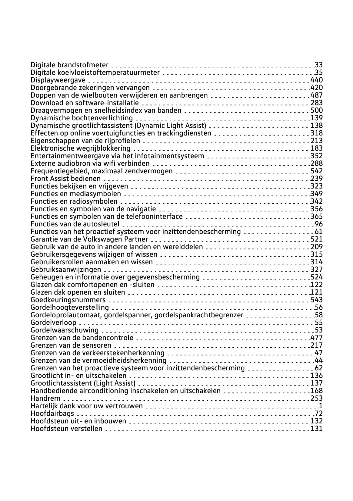 2022-2023 Volkswagen Taigo Gebruikershandleiding | Nederlands