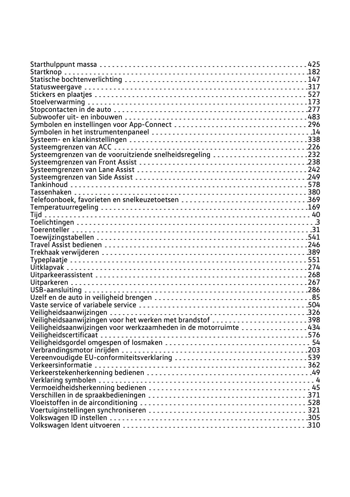 2022-2023 Volkswagen Taigo Gebruikershandleiding | Nederlands