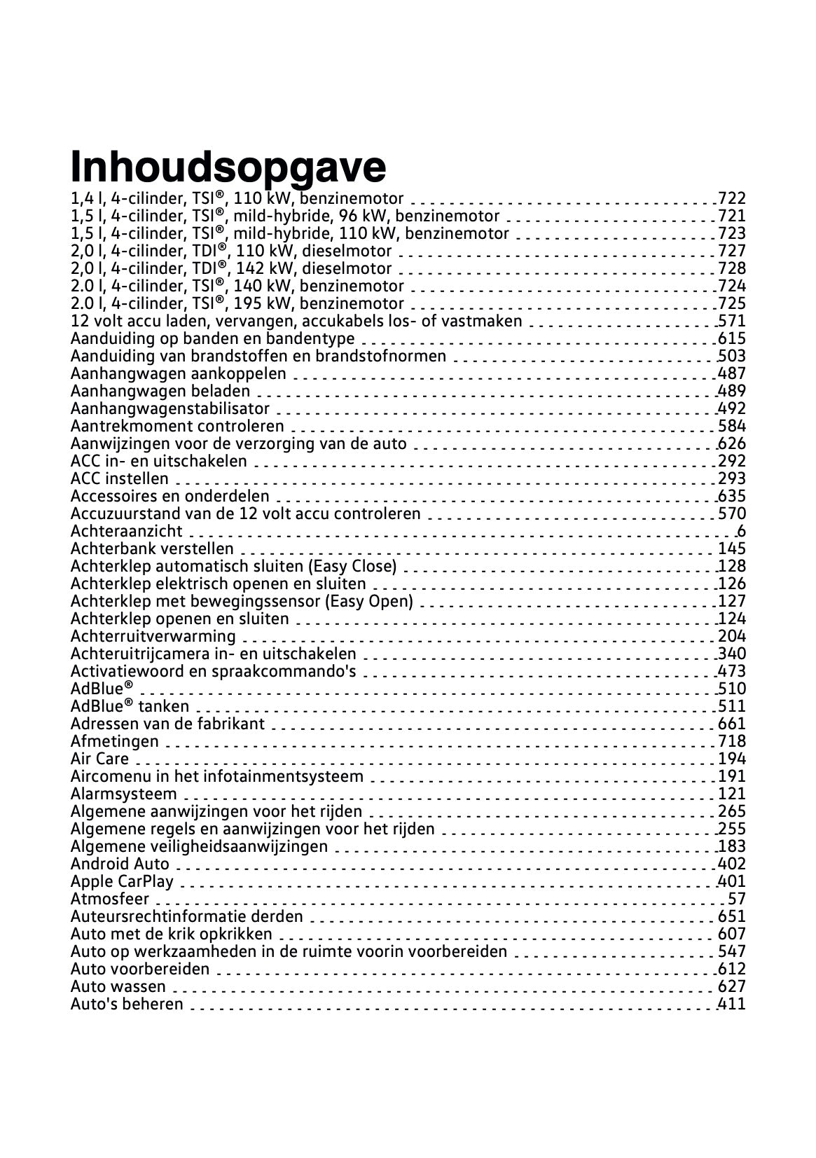 2024-2025 Volkswagen Tiguan Gebruikershandleiding | Nederlands