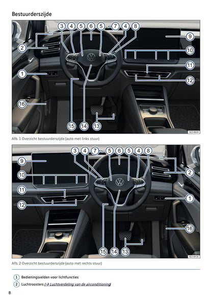 2024-2025 Volkswagen Tiguan Gebruikershandleiding | Nederlands