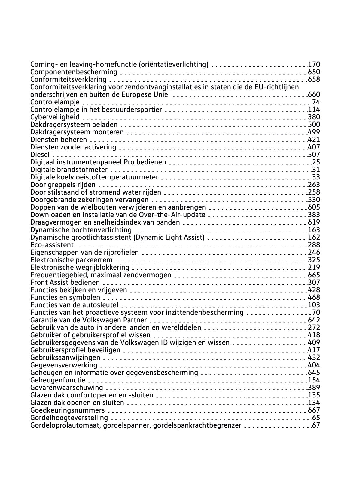 2024-2025 Volkswagen Tiguan Gebruikershandleiding | Nederlands