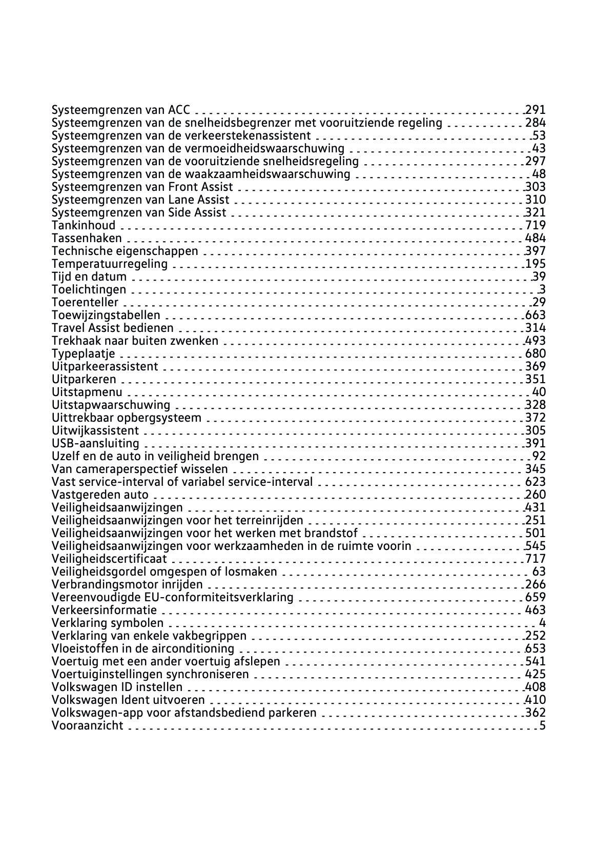 2024-2025 Volkswagen Tiguan Gebruikershandleiding | Nederlands
