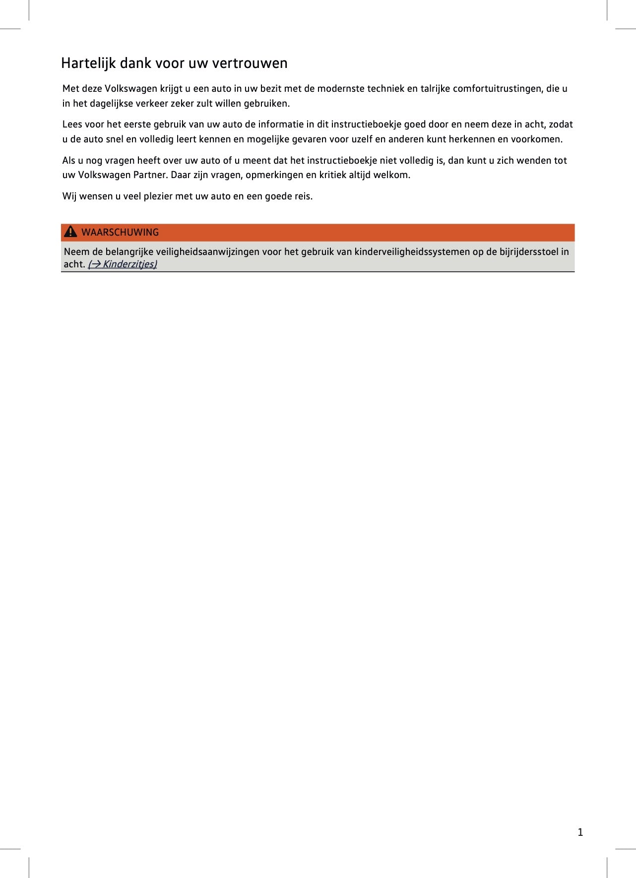 2023-2024 Volkswagen Touareg Owner's Manual | Dutch