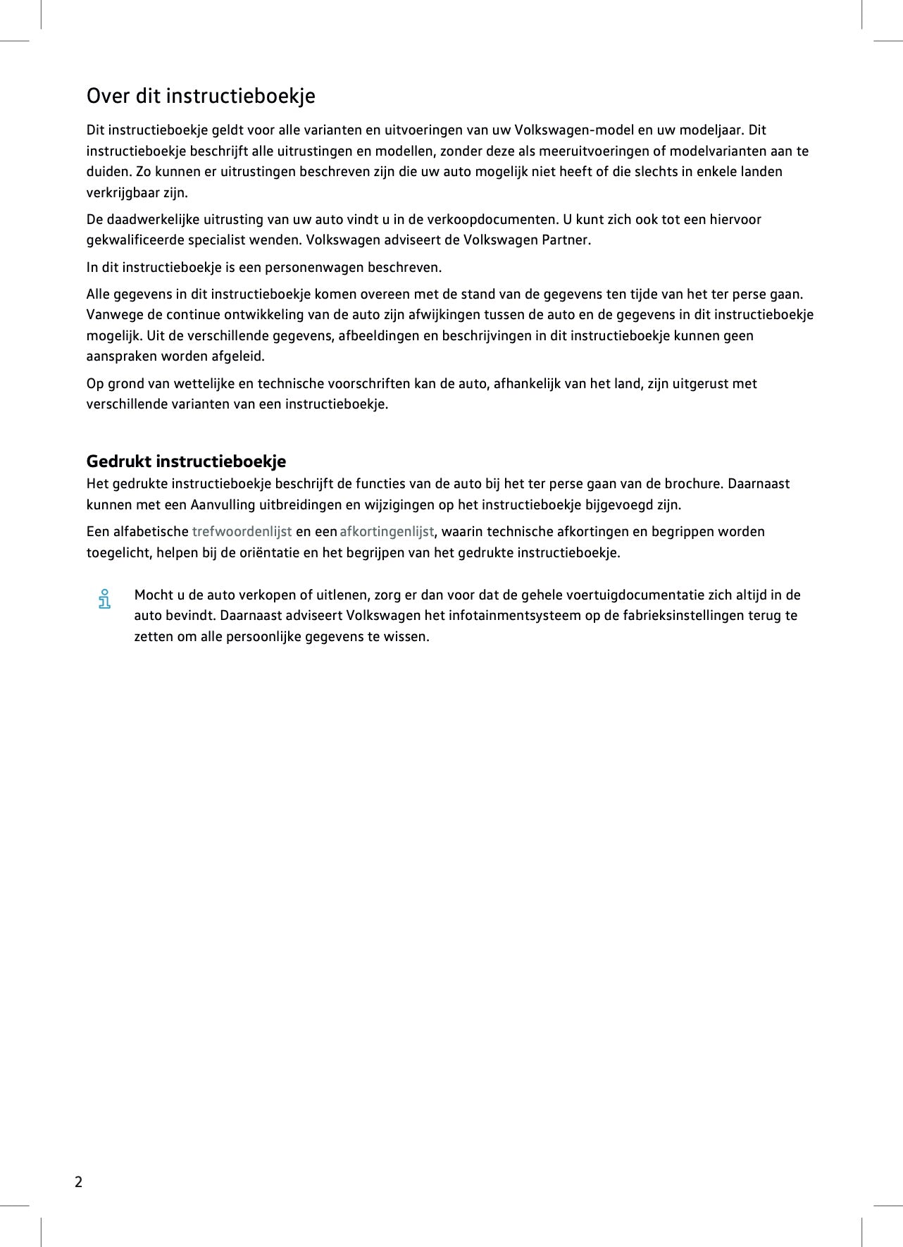 2023-2024 Volkswagen Touareg Owner's Manual | Dutch