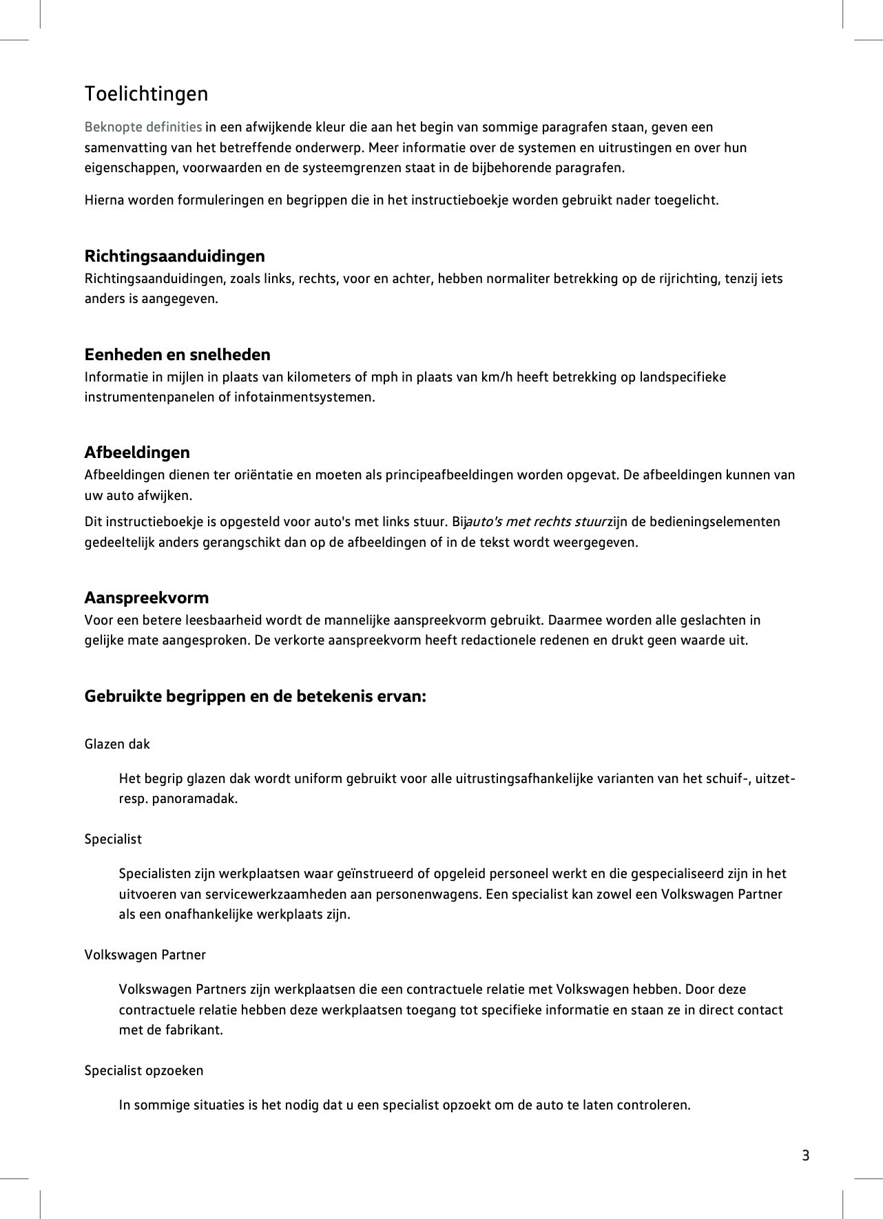 2023-2024 Volkswagen Touareg Owner's Manual | Dutch