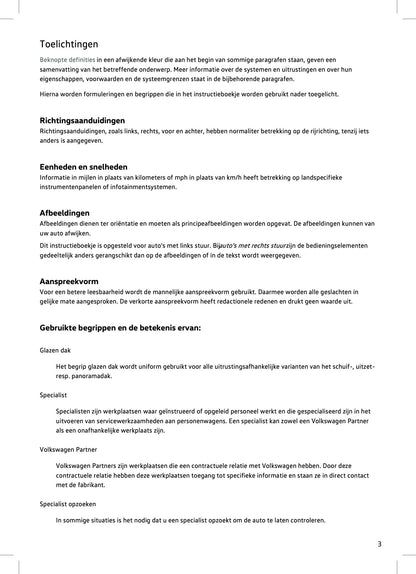 2023-2024 Volkswagen Touareg Owner's Manual | Dutch