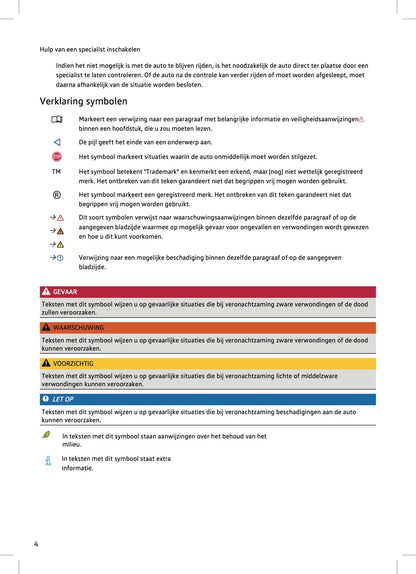 2023-2024 Volkswagen Touareg Owner's Manual | Dutch