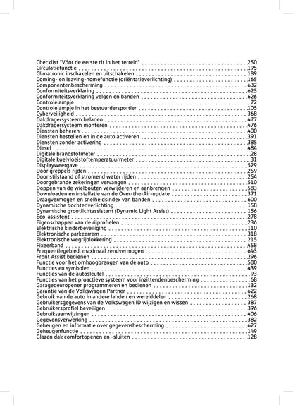 2023-2024 Volkswagen Touareg Owner's Manual | Dutch