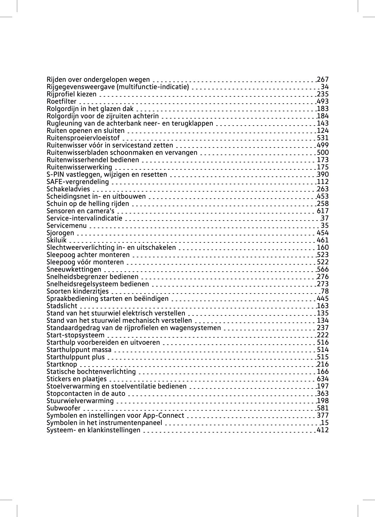 2023-2024 Volkswagen Touareg Owner's Manual | Dutch