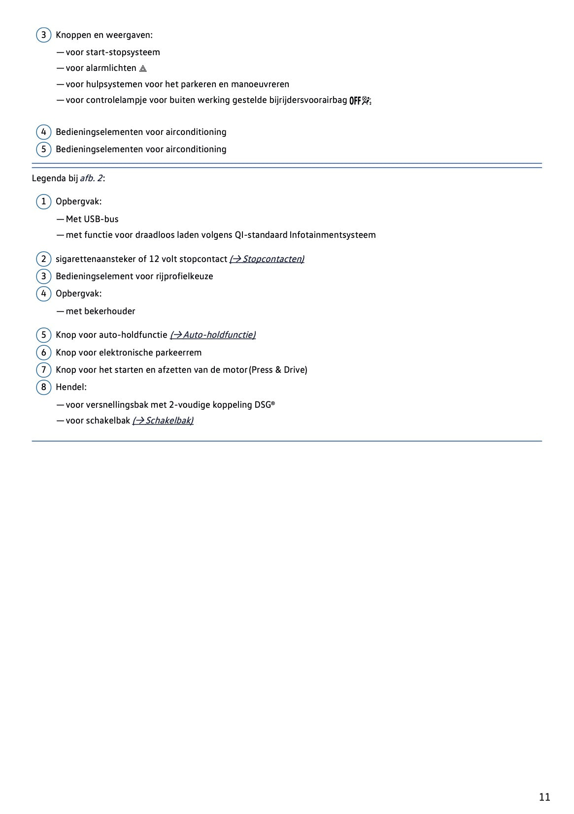2019-2020 Volkswagen T-Roc Owner's Manual | Dutch