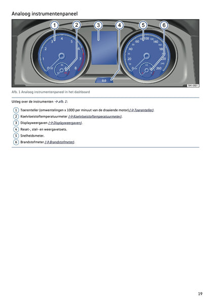 2019-2020 Volkswagen T-Roc Owner's Manual | Dutch