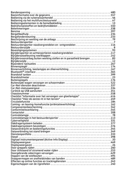 2019-2020 Volkswagen T-Roc Owner's Manual | Dutch