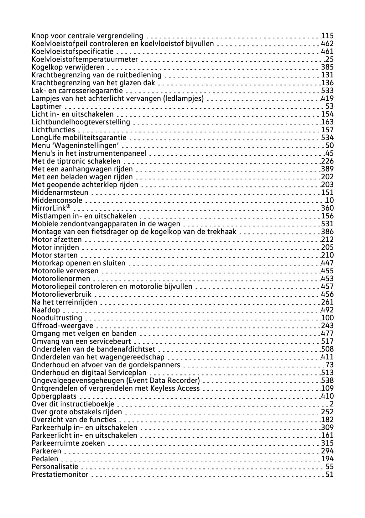 2019-2020 Volkswagen T-Roc Owner's Manual | Dutch