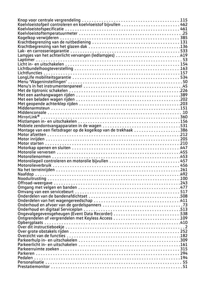 2019-2020 Volkswagen T-Roc Owner's Manual | Dutch