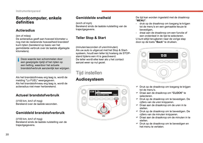 2014-2021 Citroën C1 Manuel du propriétaire | Néerlandais