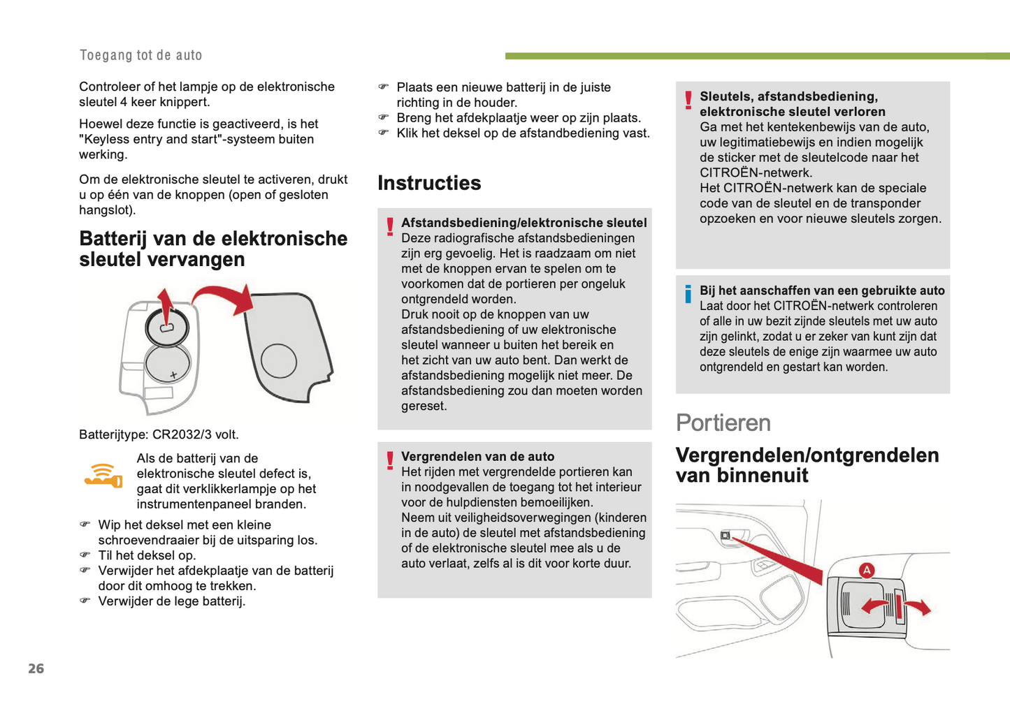 2014-2021 Citroën C1 Manuel du propriétaire | Néerlandais