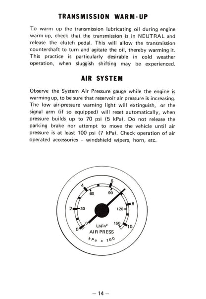 1976 Kenworth  Owner's Manual | English