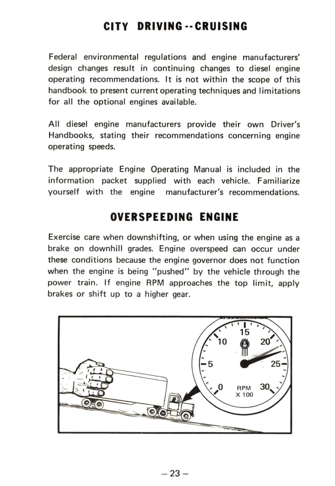1976 Kenworth  Owner's Manual | English