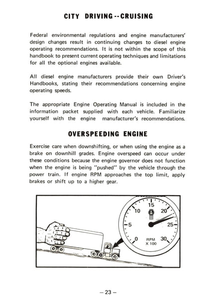 1976 Kenworth  Owner's Manual | English
