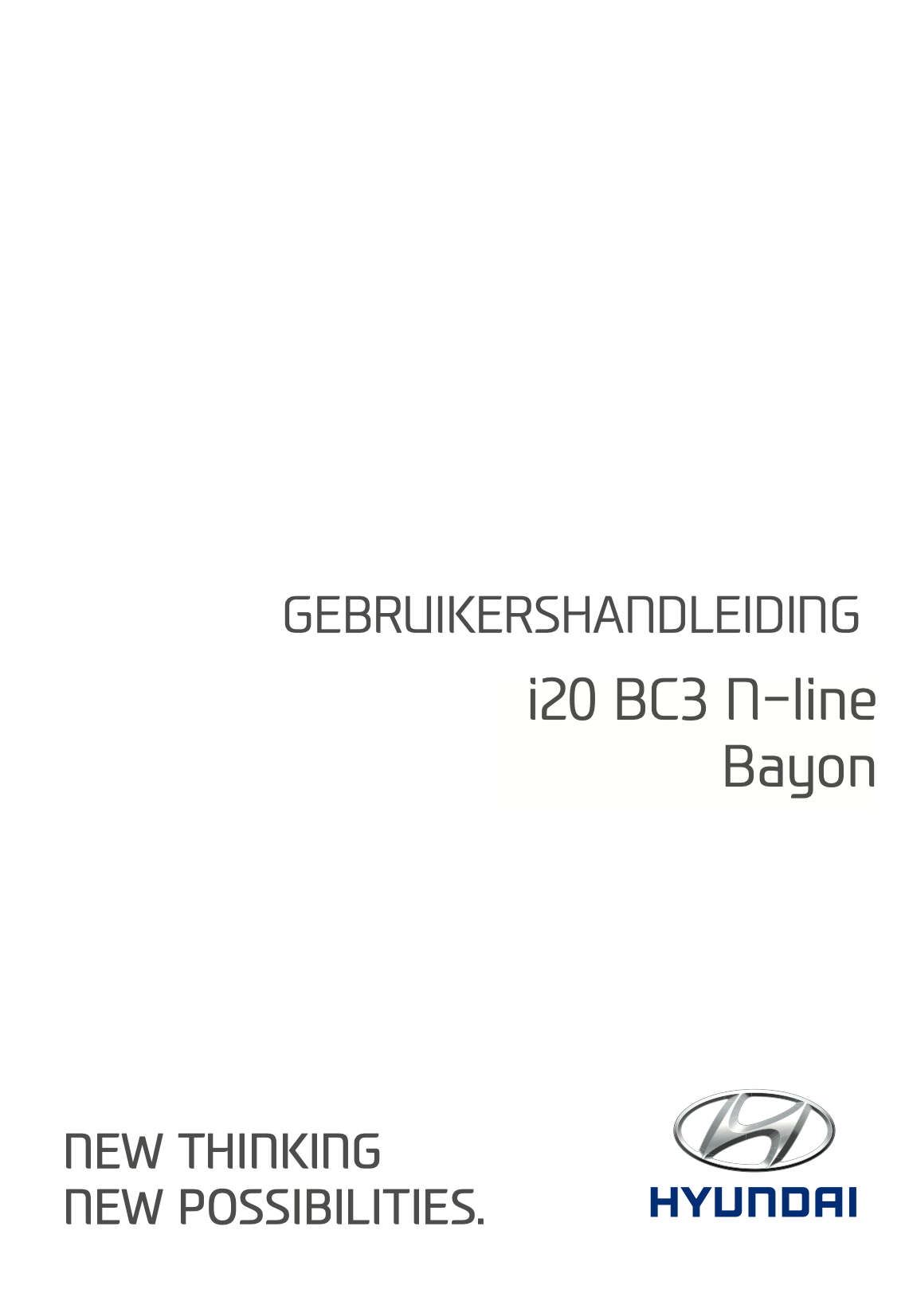 2021-2023 Hyundai i20/Bayon Manuel du propriétaire | Néerlandais