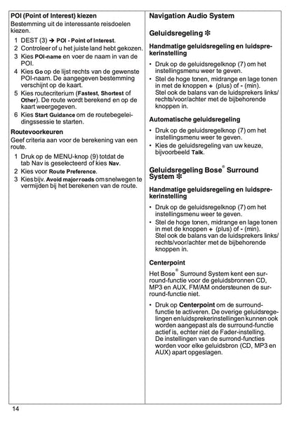 2007 Saab 9-3 Verkorte Handleiding | Nederlands