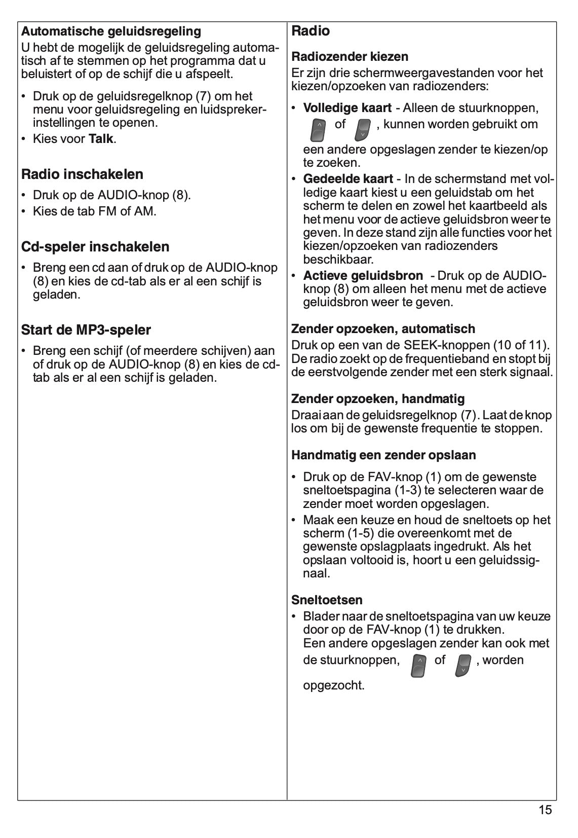 2007 Saab 9-3 Verkorte Handleiding | Nederlands
