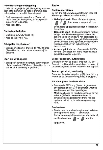 2007 Saab 9-3 Verkorte Handleiding | Nederlands