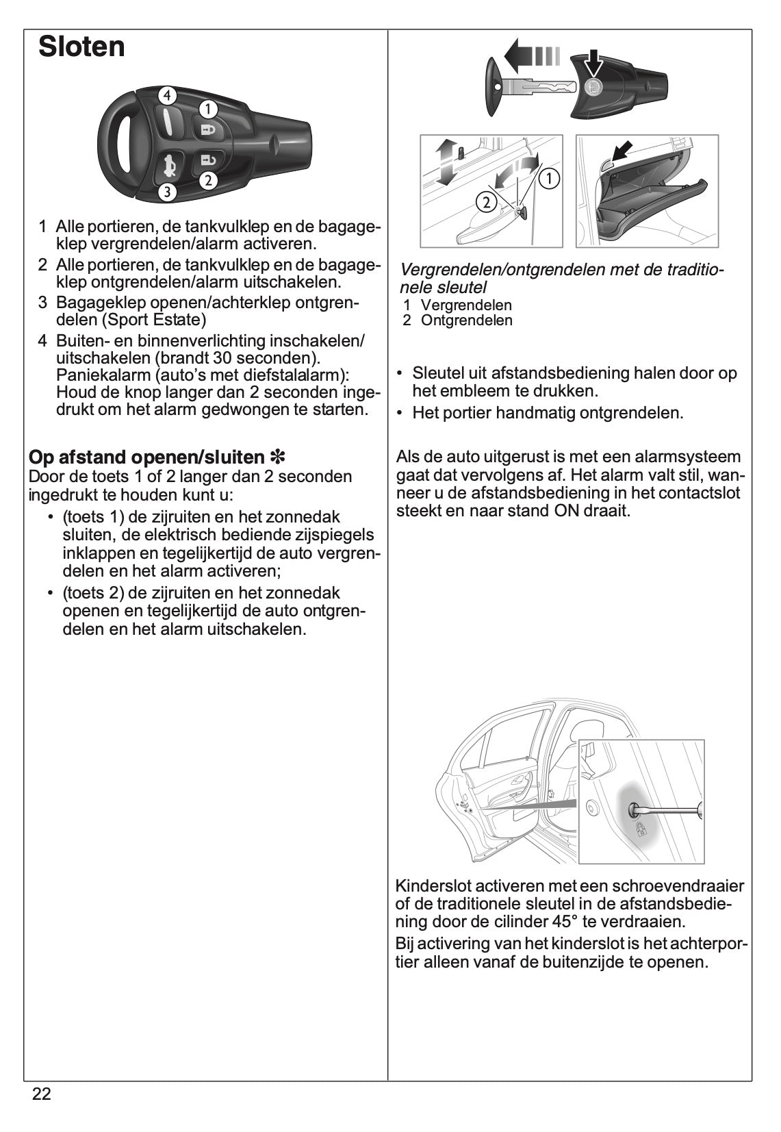 2007 Saab 9-3 Verkorte Handleiding | Nederlands