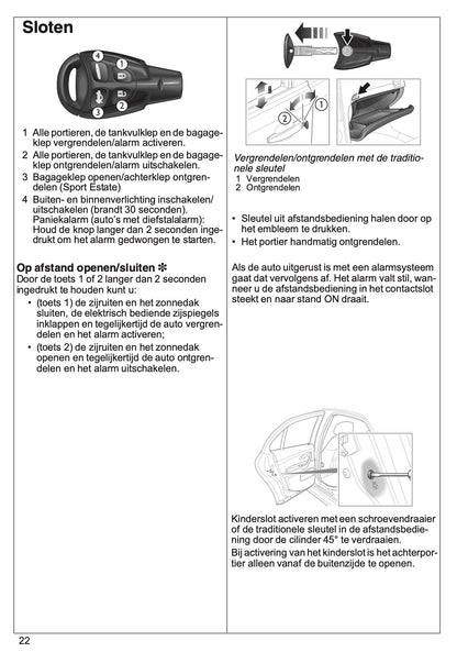 2007 Saab 9-3 Verkorte Handleiding | Nederlands