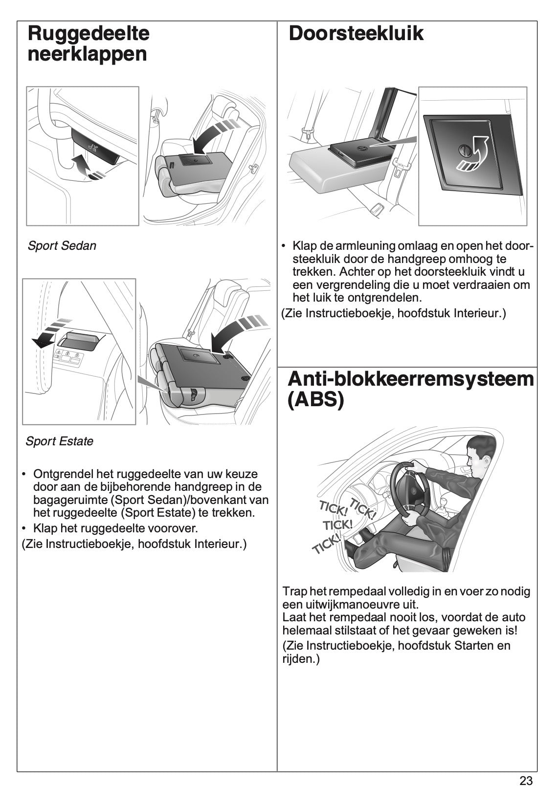 2007 Saab 9-3 Verkorte Handleiding | Nederlands