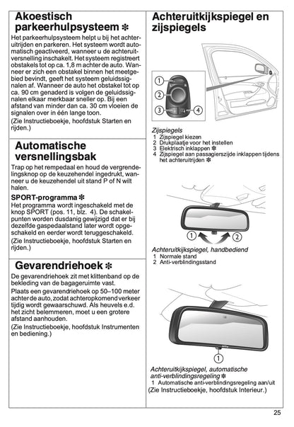 2007 Saab 9-3 Verkorte Handleiding | Nederlands