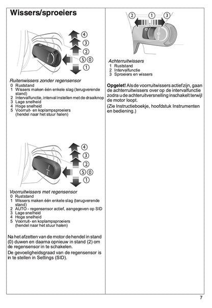 2007 Saab 9-3 Verkorte Handleiding | Nederlands