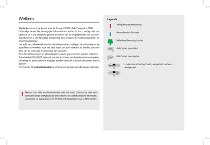 2023-2024 Peugeot 2008/2008e Owner's Manual | Dutch