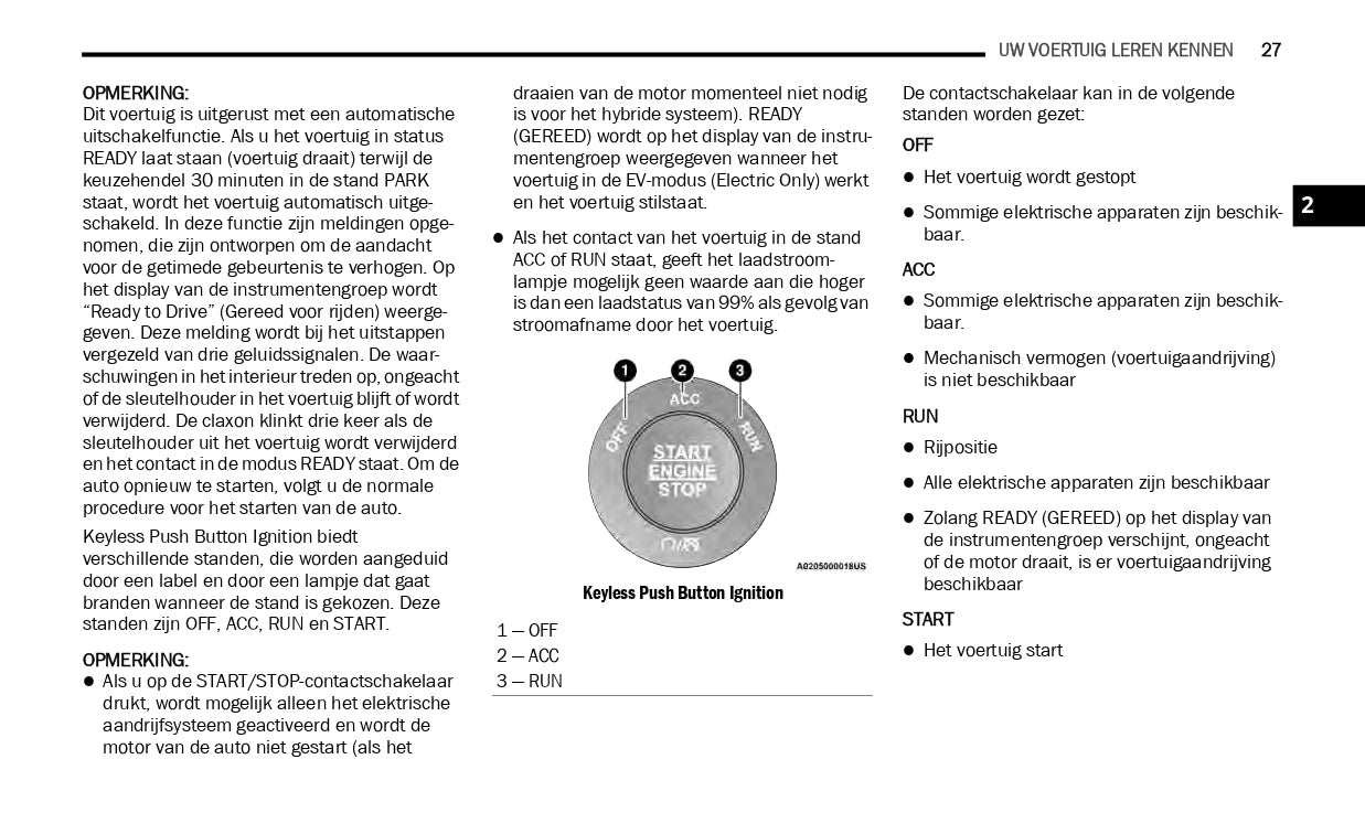 2019-2021 Jeep Wrangler 4xe Hybrid Supplement Manual | Dutch