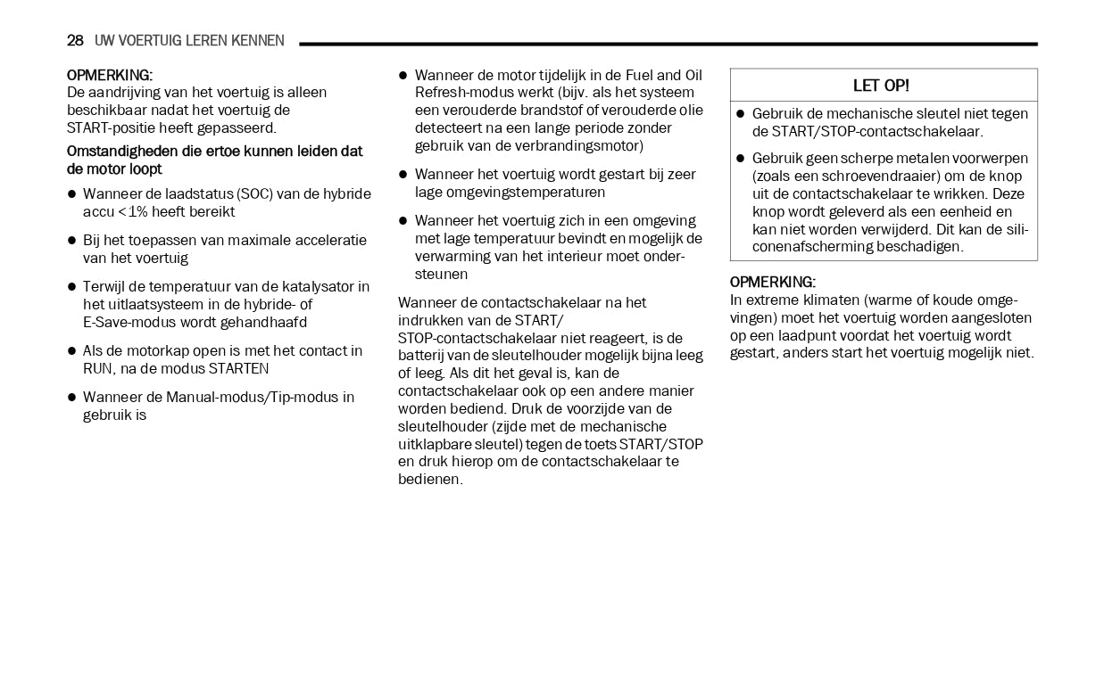 2019-2021 Jeep Wrangler 4xe Hybrid Supplement Manual | Dutch