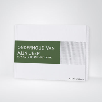 Onderhoudsboekje voor Jeep