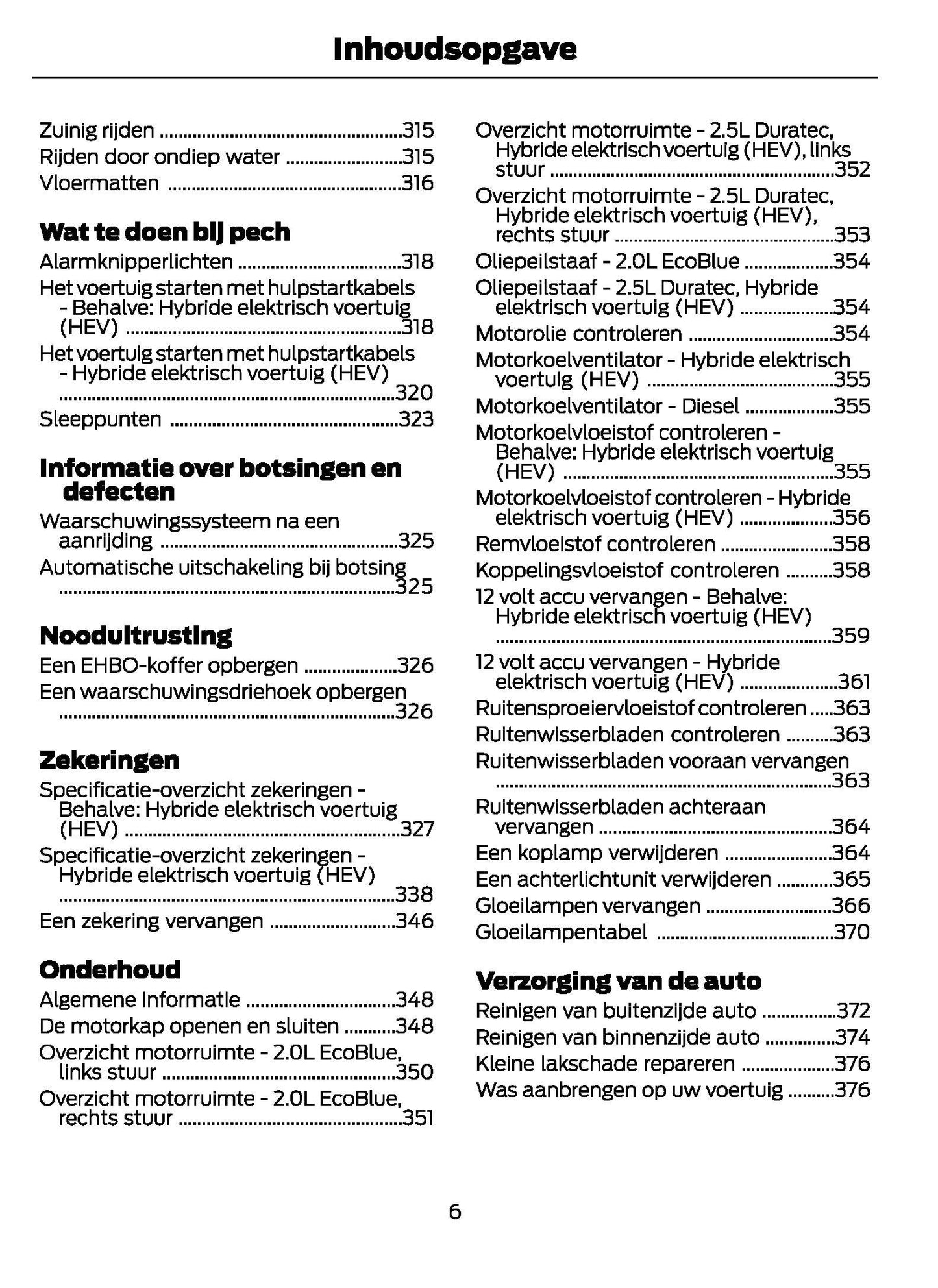 2021-2024 Ford Galaxy/S-Max Gebruikershandleiding | Nederlands