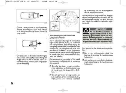 2013 Fiat Sedici Owner's Manual | Dutch