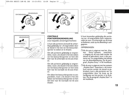 2013 Fiat Sedici Owner's Manual | Dutch